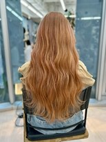 エトワ(ETOWA)&nbsp;ダブルカラー/ベージュ/コーラルオレンジ/レイヤーカット