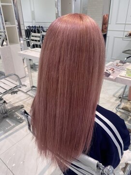 ヘアーアンドメイク ニューヨークニューヨーク 姫路店(Hair&Make NYNY) ペールピンクカラー