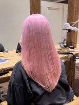 ラグーン(LAGOON)&nbsp;ホワイトピンクベージュ/ケアブリーチ/バレイヤージュ/ピンク