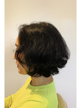 アフェット(hair make affetto) ボブ　顔周りレイヤー　ウェーブ