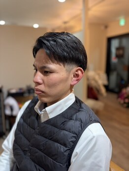 【立花駅/メンズサロン/理容室】大人の嗜みバーバー！オフィスOKなメンズパーマでお手入れ楽々◎