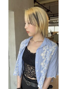 フォート(FORT) レイヤーカットケアブリーチダブルカラー　インナーカラー