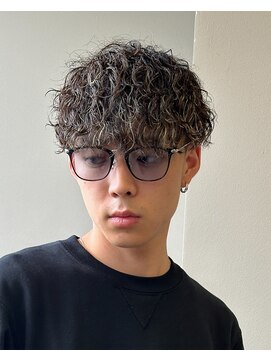エルマーク 梅田(L-MARK) 波巻きスパイラル/シャドウパーマ/サーフカール/men's/メンズ