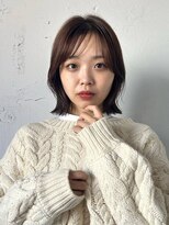 リル 茅ヶ崎(Liru:)&nbsp;くびれヘア/切りっぱなしボブ/ハイライトカラー/茅ヶ崎/茅ヶ崎駅