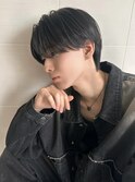 自然に流れる毛流れセンターパート