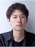 原宿アクティブショートルーズショートパーマツイストパーマ緩め