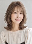 白髪ぼかし脱白髪染め大人ショート40代50代60代