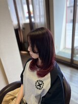 ヘアーズ はれるや(hair's)&nbsp;レイヤーカットヨシンモリ韓国レイヤー×アンブレラカラー