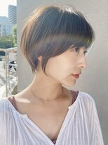 ローマー 明治神宮前 渋谷(ROAMER) ショートボブ切りっぱなしボブボブパーマ髪質改善表参道縮毛矯正