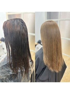 テーラヘアー 瑞江店(TELAHAIR) ブリーチベージュカラー