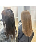 テーラヘアー 瑞江店(TELAHAIR) ブリーチベージュカラー