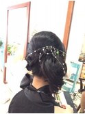 サイドアップスタイル【ヘアセット　立川/立川南/八王子　浴衣】