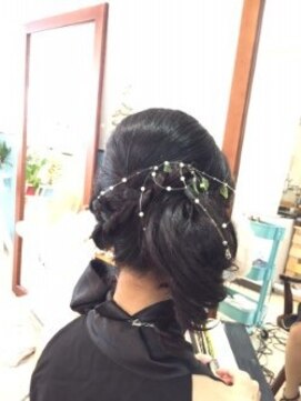 ロカット サロン(Roquat Salon) サイドアップスタイル【ヘアセット　立川/立川南/八王子　浴衣】