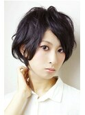 黒髪ナチュラルショート