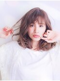ラフさが可愛い小顔ヘア☆ゆるふわフェアリーロブ