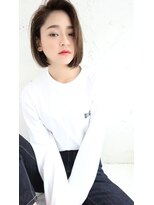 ケアシンサイバシ(CARE shinsaibashi)&nbsp;「ラフなかき上げバングでCOOLなハンサムガール」