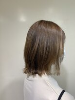 アズール 草加(azule)&nbsp;透明感グレージュの外ハネボブ