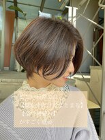 ロンド ストラーダ 心斎橋(Lond strada)&nbsp;ショート×ハイライト白髪ぼかし×シルキーベージュ[心斎橋]