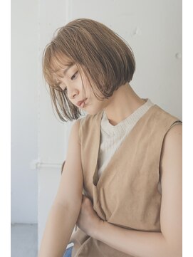 リッカ(RICCA) あごラインでコンパクトに◎ラフ質感のミニボブスタイル