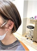 30代インナーカラー×ショートボブ☆