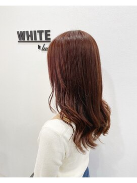 アンダーバーホワイト 阪神西宮店(_WHITE) ブリーチを使わない透明感カラー　シークレットカラー