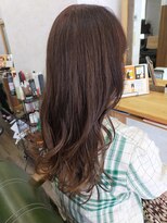 キュウヘアー(KYUU HAIR)&nbsp;アッシュベージュ×ロングスタイル