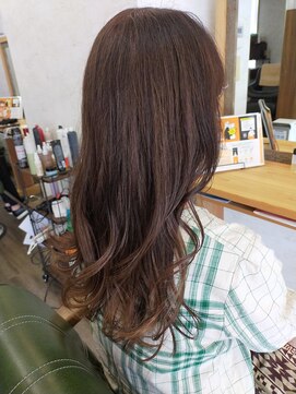キュウヘアー(KYUU HAIR) アッシュベージュ×ロングスタイル