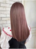ミルクティーピンクロング_チェリーブラウンフェミニン_ba401802