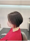 ビビットピンクのインナーカラー