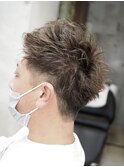 20代30代40代メンズツーブロックスタイル ショート