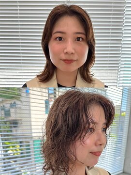 タス(tas) tas似合わせカット before&after 【レイヤーボブパーマ】