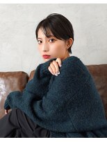 ラフィス ヘアーヴェイル 梅田店(La fith hair vail) 【La fith】丸みショート×オリーブブラウン