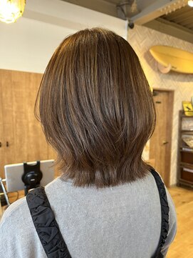 バイエイト 野並店(By Eight) 白髪ぼかし×Bobレイヤー