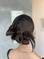 オーブ ヘアー カデン  佐賀2号店(AUBE HAIR caden) 変形ヘアアレンジドレスに合わせたアレンジでもっとオシャレに♪