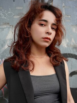 ブゾン(buZon) 【buZon ブゾン】レイヤーカット×ウェーブパーマ