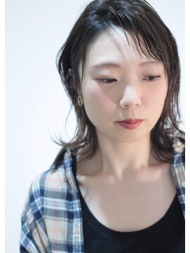 ウイバイファースト(u'i by first) アッシュブラック ブルーグレージュ