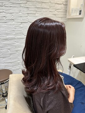 エイミーバイアフロートザガーデン 浦和店(amie by afloat the garden) ツヤ感ピンクブラウン