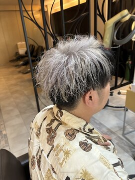 美容室さかもと 本店 メンズメッシュカラ－