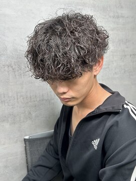 ネクスト 静岡店(NEXT) MEN'S HAIR/ダークアッシュ/ニュアンスパーマ/韓国マッシュ