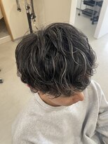 シベロ(SiBeLo)&nbsp;メンズハイライトカラー×マッシュショート