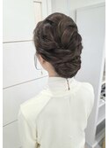 シニヨンアレンジ
