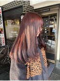 ワインレッドヘア