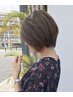 【ブリーチ無しで高発色】外国人風 アディクシーカラー（全体）＋カット  