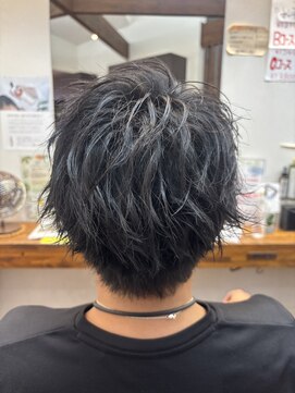 ココデメル(Coco de mer) ニュアンスサイドパートセットのメンズカット