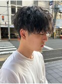 シャドウパーマメンズカットスパイラルパーマツイスパ波巻き