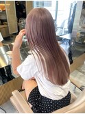 ラベンダーベージュミルクティーベージュカラーブリーチ力ラー