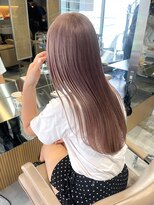 リムレスバイサンク 万代 新潟駅(LIMLESS by cinq)&nbsp;ラベンダーベージュミルクティーベージュカラーブリーチ力ラー