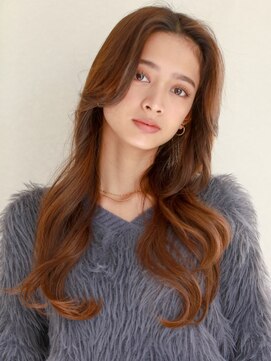 ヘアサロン ガリカ 表参道(hair salon Gallica) 顔まわりレイヤー×くびれロング×ショコラブラウン