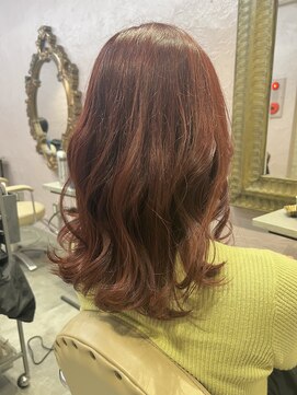 くびれレイヤー×ローズブラウン