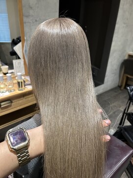 アフィナー(Afinar) エフェクトブリーチ◎ミルクティーベージュ【横浜/横浜駅】